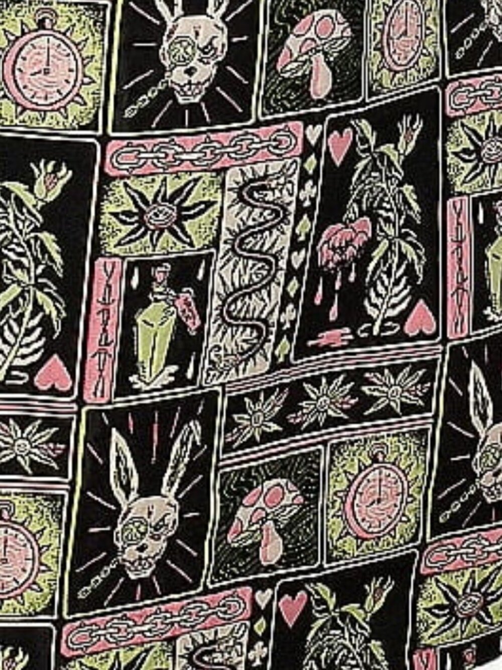 Dangerfield Skirt - Bunny Skulls! View 3
